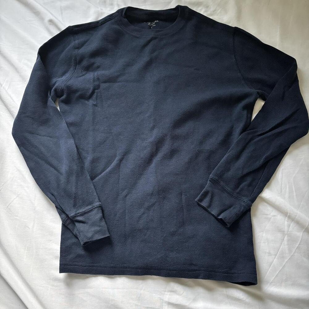Navy Slim Fit Long Sleeve
